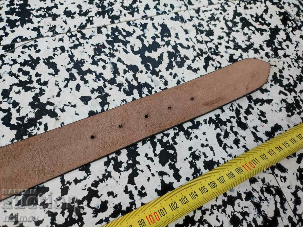 Genuine leather belt 114 cm / 4 cm - 5