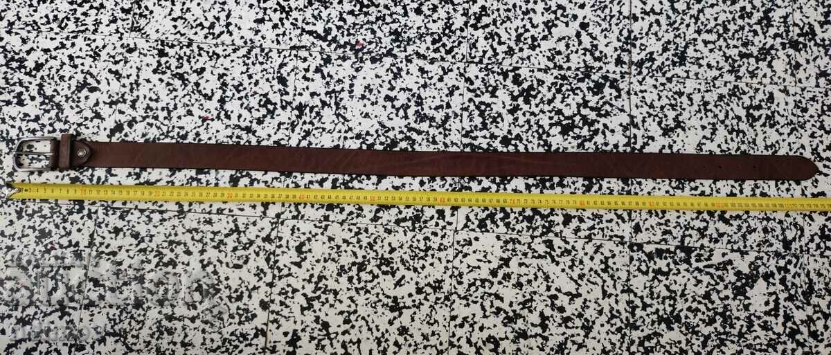 Genuine leather belt 114 cm / 4 cm - 6