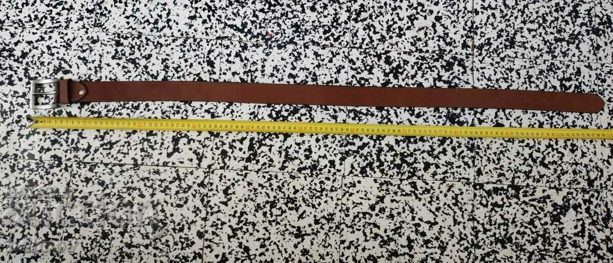 Genuine leather belt 110 cm / 4 cm - 5 Genuine leather belt 110 cm / 4 cm - 5