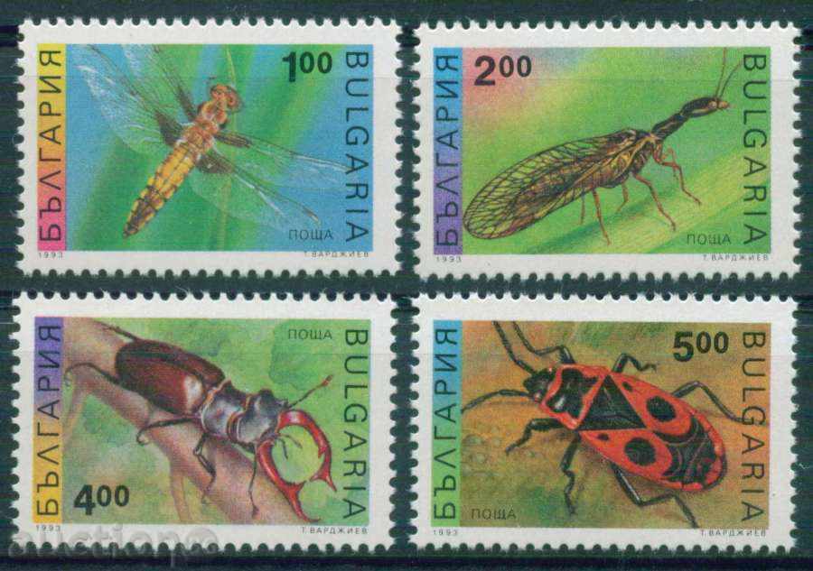 4106 Bulgaria 1993 - Regular - insecte **