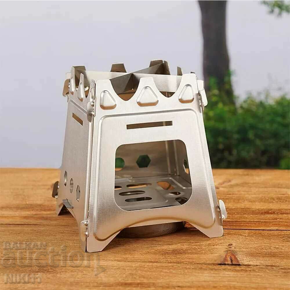 Auction Collapsible Wood Stove For Tent Camping Stove Stand Auction Collapsible Wood Stove For Tent Camping Stove Stand
