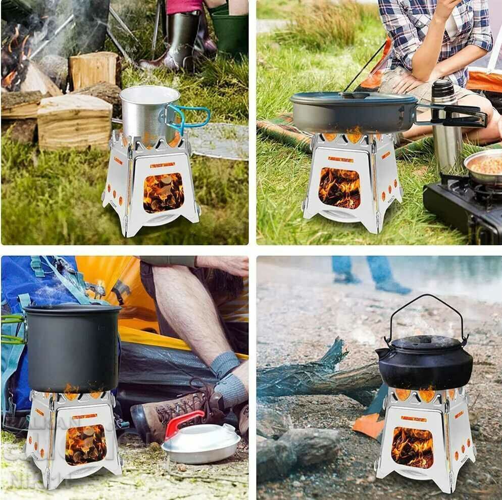 Delivery of Collapsible Wood Stove For Tent Camping Stove Stand Delivery of Collapsible Wood Stove For Tent Camping Stove Stand