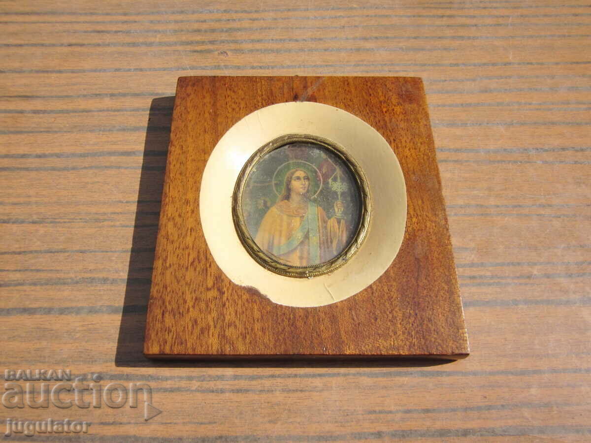 Auction Kingdom of Bulgaria domestic icon of the Virgin Mary in hardware and frame Auction Kingdom of Bulgaria domestic icon of the Virgin Mary in hardware and frame