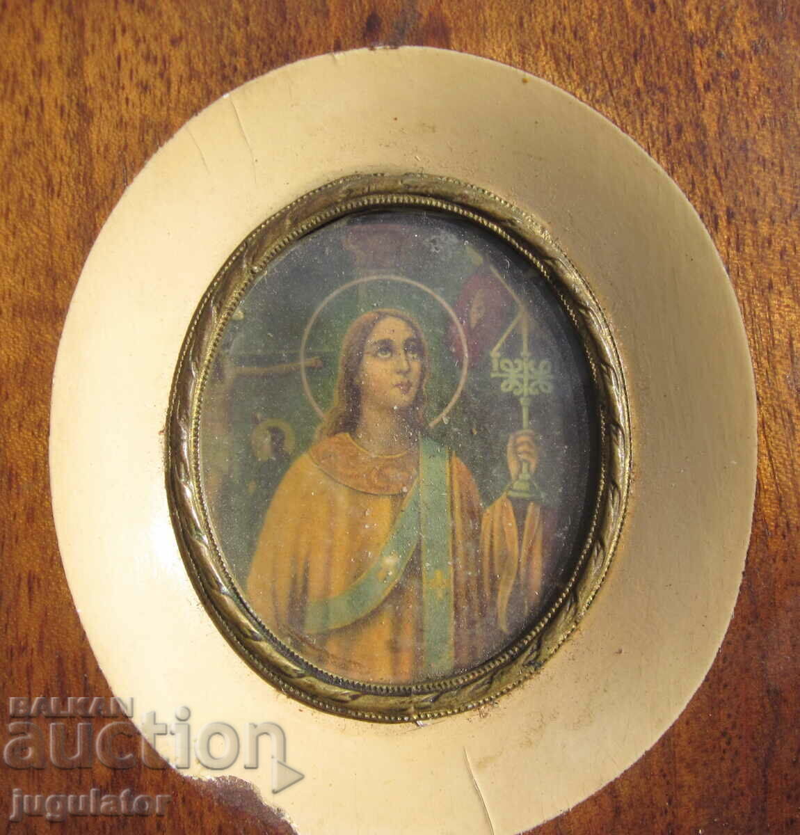 Delivery of Kingdom of Bulgaria domestic icon of the Virgin Mary in hardware and frame Delivery of Kingdom of Bulgaria domestic icon of the Virgin Mary in hardware and frame