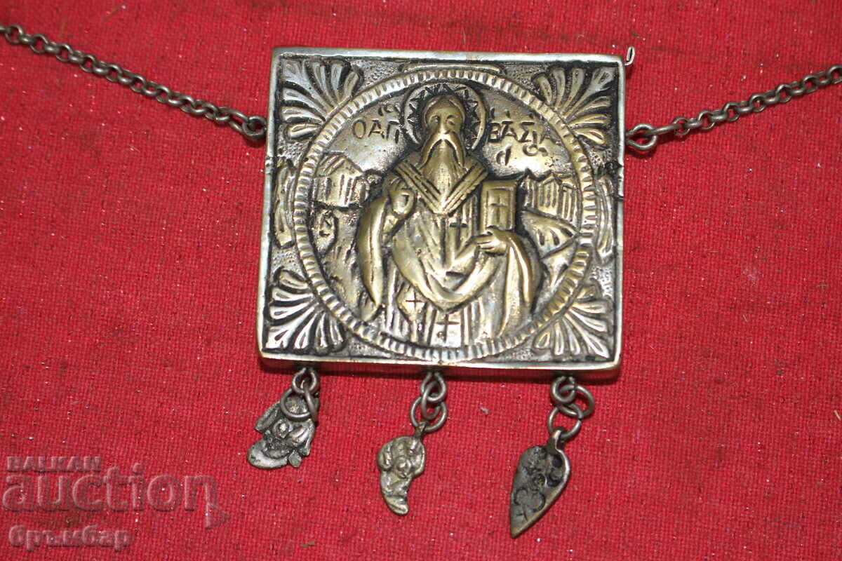 Wrought metal silver? religious reliquary box