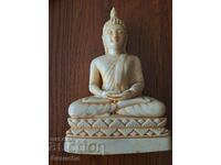 Alabaster Buddha figurine, handmade