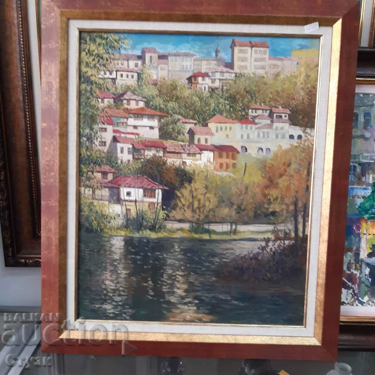 Tablou „Veliko Tarnovo”, ulei, 51x41 cm