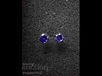 Silver earrings with Tanzanite 1.6ct