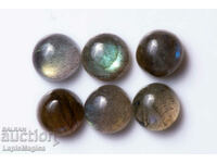 6 Labradorit 9.15ct 7mm Cabochons #7