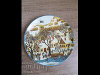 Porcelain plate from Schirnding Bavaria Jahresteller 1979.