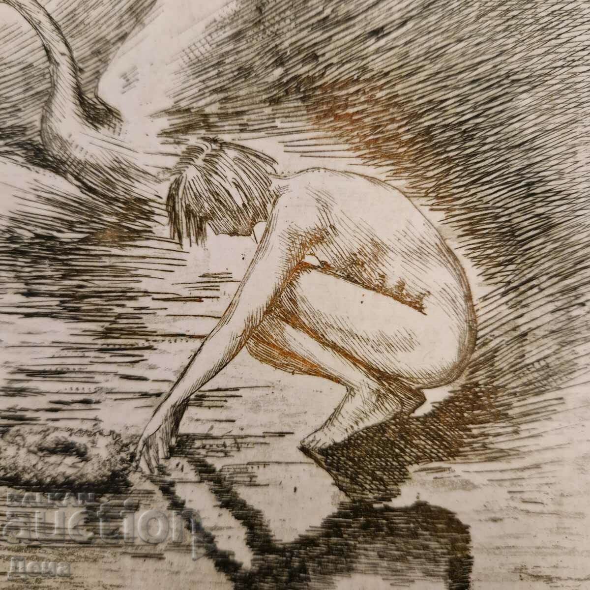 Николай Атанасов графика 1997г. - 6