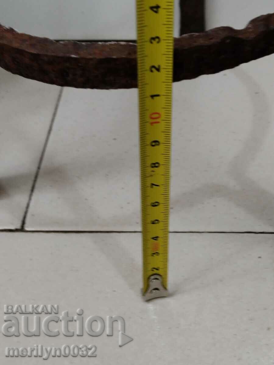 Antique wrought iron stove, hearth, grill, wrought iron - 6 Antique wrought iron stove, hearth, grill, wrought iron - 6