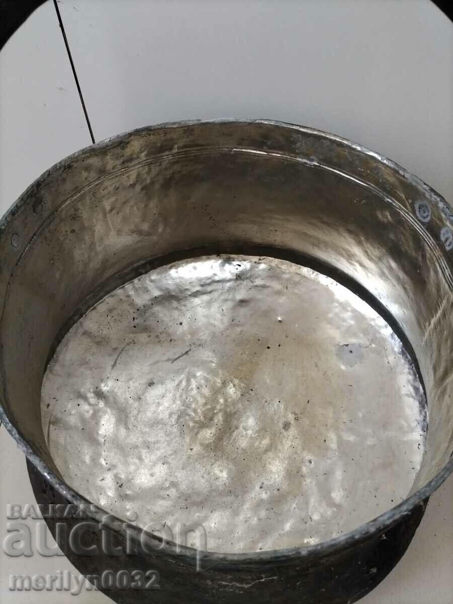 Old harania, copper vessel, large cauldron, copper, dustpan - 5