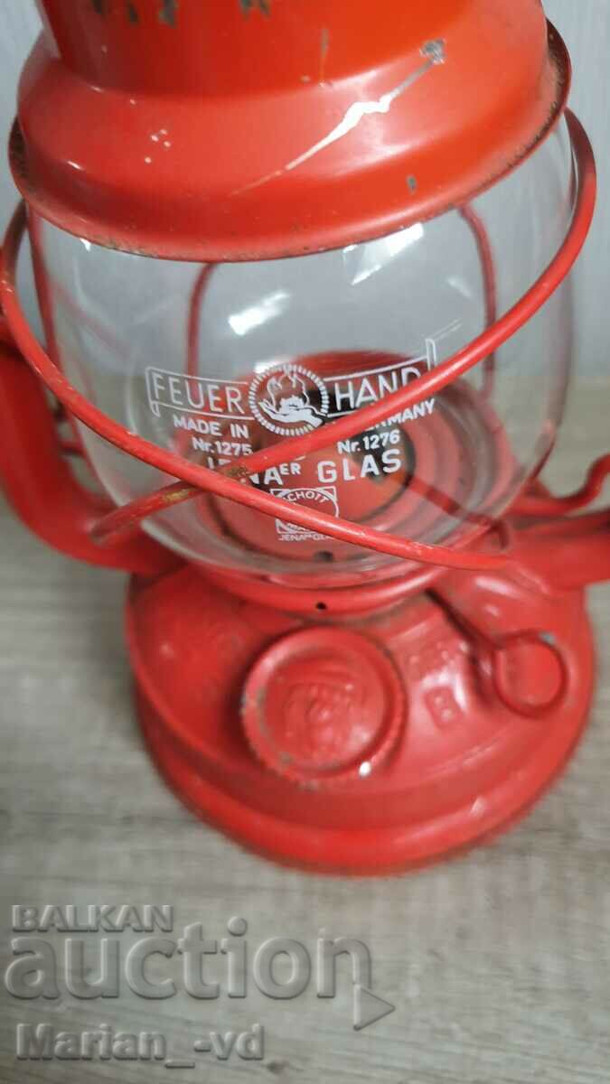 Delivery of Old gas lantern Feuer Hand 275 Baby W. Germany Delivery of Old gas lantern Feuer Hand 275 Baby W. Germany