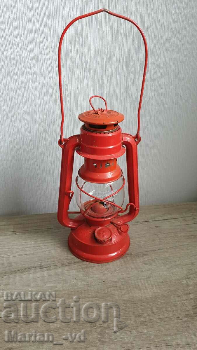 Old gas lantern Feuer Hand 275 Baby W. Germany