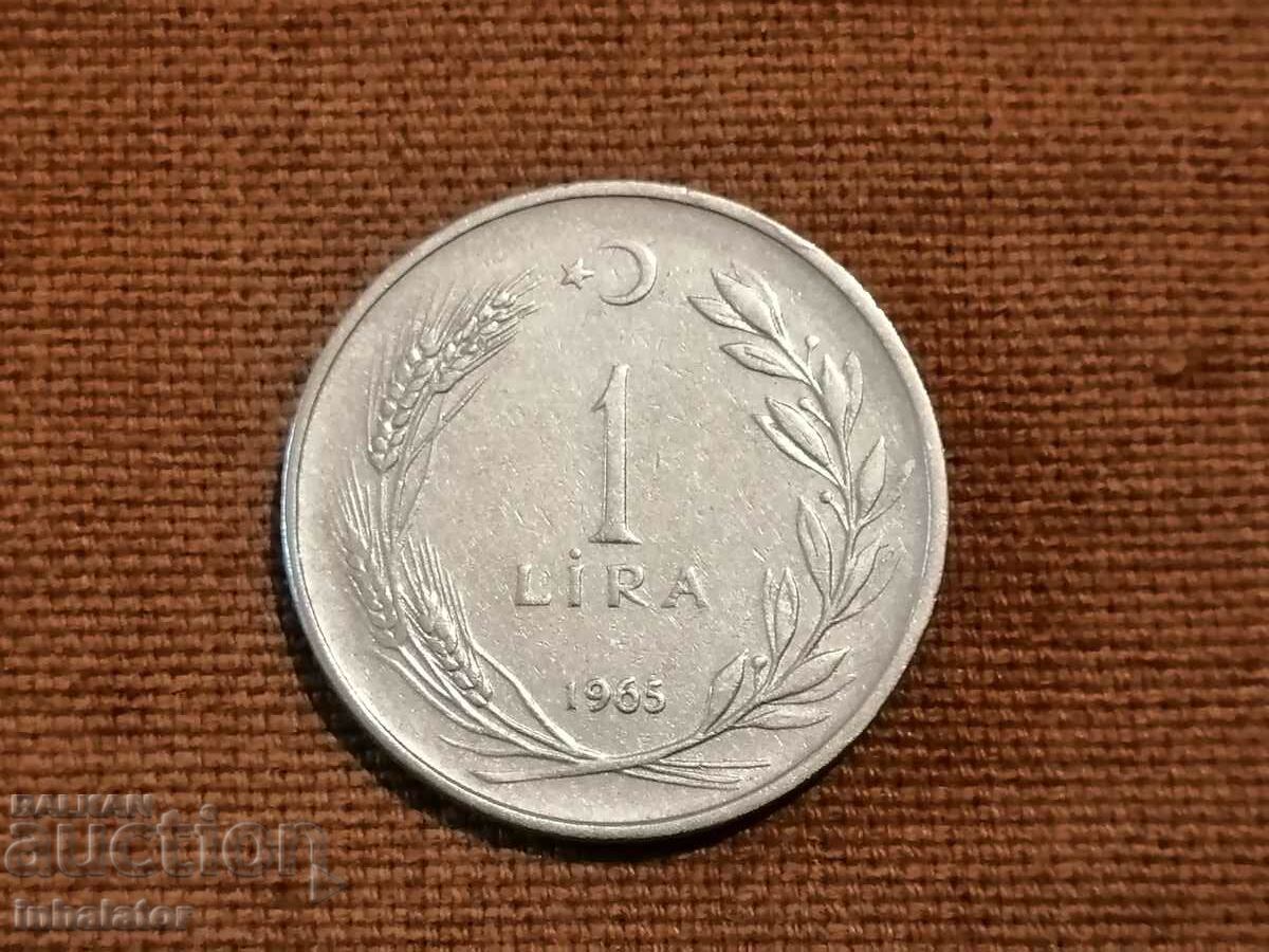 1965 anul 1 lira Turcia