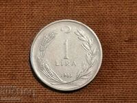 1965 year 1 lira Turkey