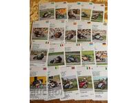 SPORT MOTORCYCLES CARDS RETRO 32 PCS.