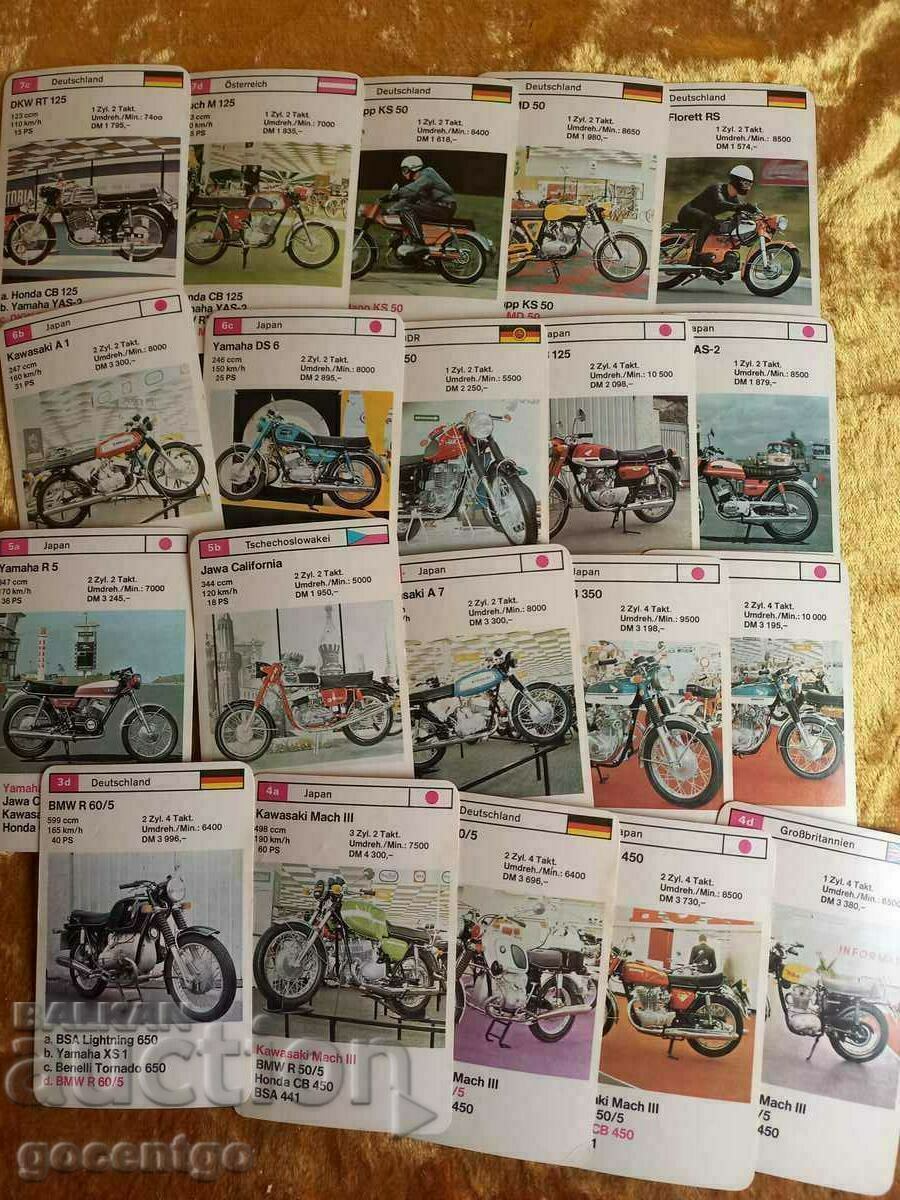 CARD MOTORS RETRO 32 PCS.