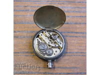 antique silver pocket watch for parts