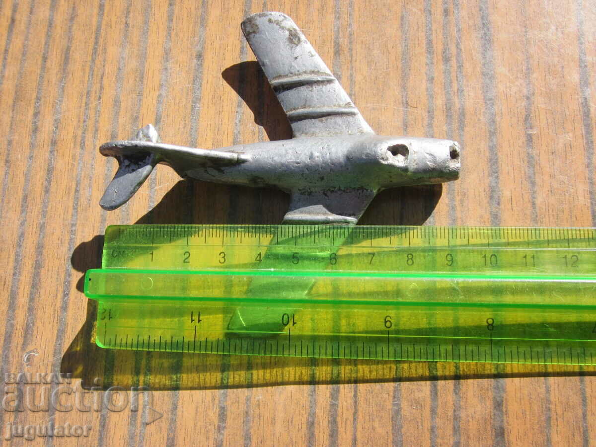 WWII metal model mockup of a military aircraft - 7