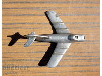 WWII metal model mockup of a military aircraft