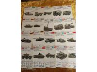 TANK CARDS RETRO 36 PCS.