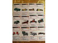 RETRO CARS CLASS CARDS RETRO 36 PCS.