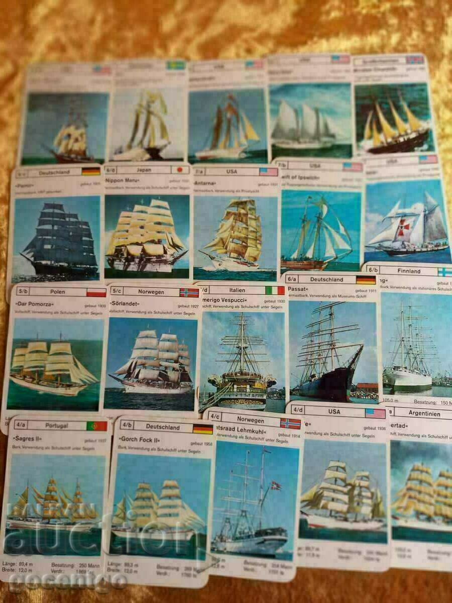 CANVAS CARDS 10 cm RETRO 32 PCS.