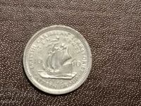 1965 Eastern Caribbean 10 cents