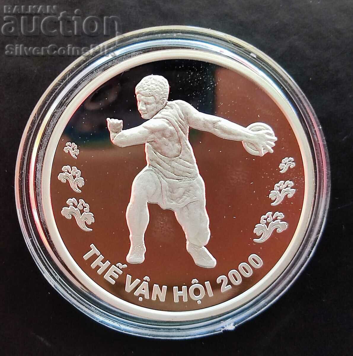 Silver 100 Dong Olympics 2000 Vietnam