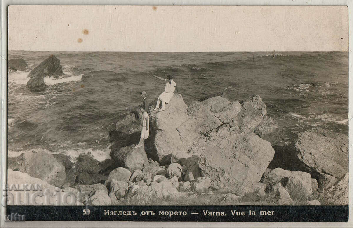 Bulgaria, Varna, View from the sea, 1931, traveled