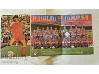 Poster cu sezonul Barcelona 90/91 cu Hristo Stoichkov