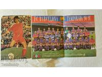 Poster cu sezonul Barcelona 90/91 cu Hristo Stoichkov