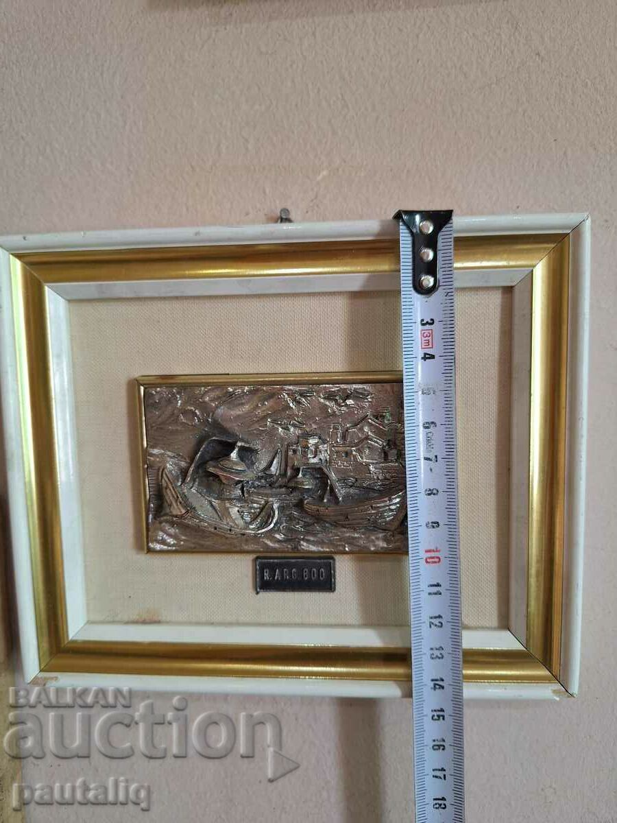 Auction PAINTING SILVER PLASTIC R.ARG 800 Auction PAINTING SILVER PLASTIC R.ARG 800