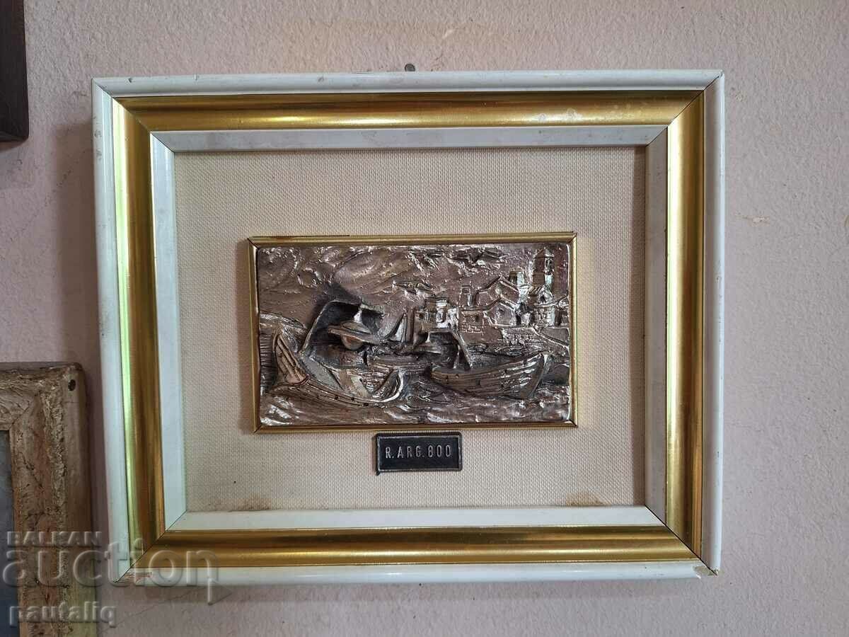 PAINTING SILVER PLASTIC R.ARG 800 - 6 PAINTING SILVER PLASTIC R.ARG 800 - 6