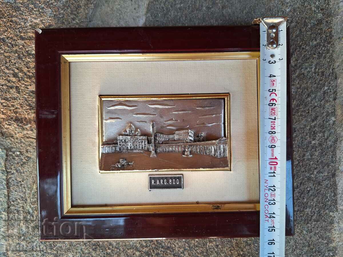 Auction PAINTING SILVER PLASTIC R.ARG 800 Auction PAINTING SILVER PLASTIC R.ARG 800
