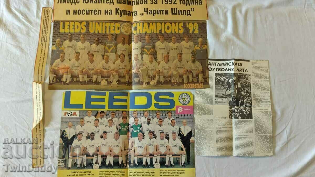 Afișe Leeds United - 1990/91 și campionatul 1992