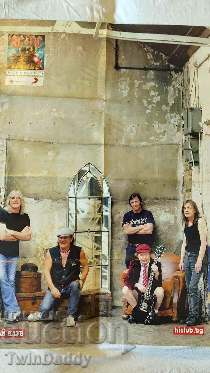 Αφίσα AC/DC από το περιοδικό HighClub