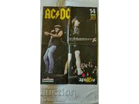 Afiș AC/DC de la revista HighClub