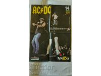 AC/DC poster from HighClub magazine