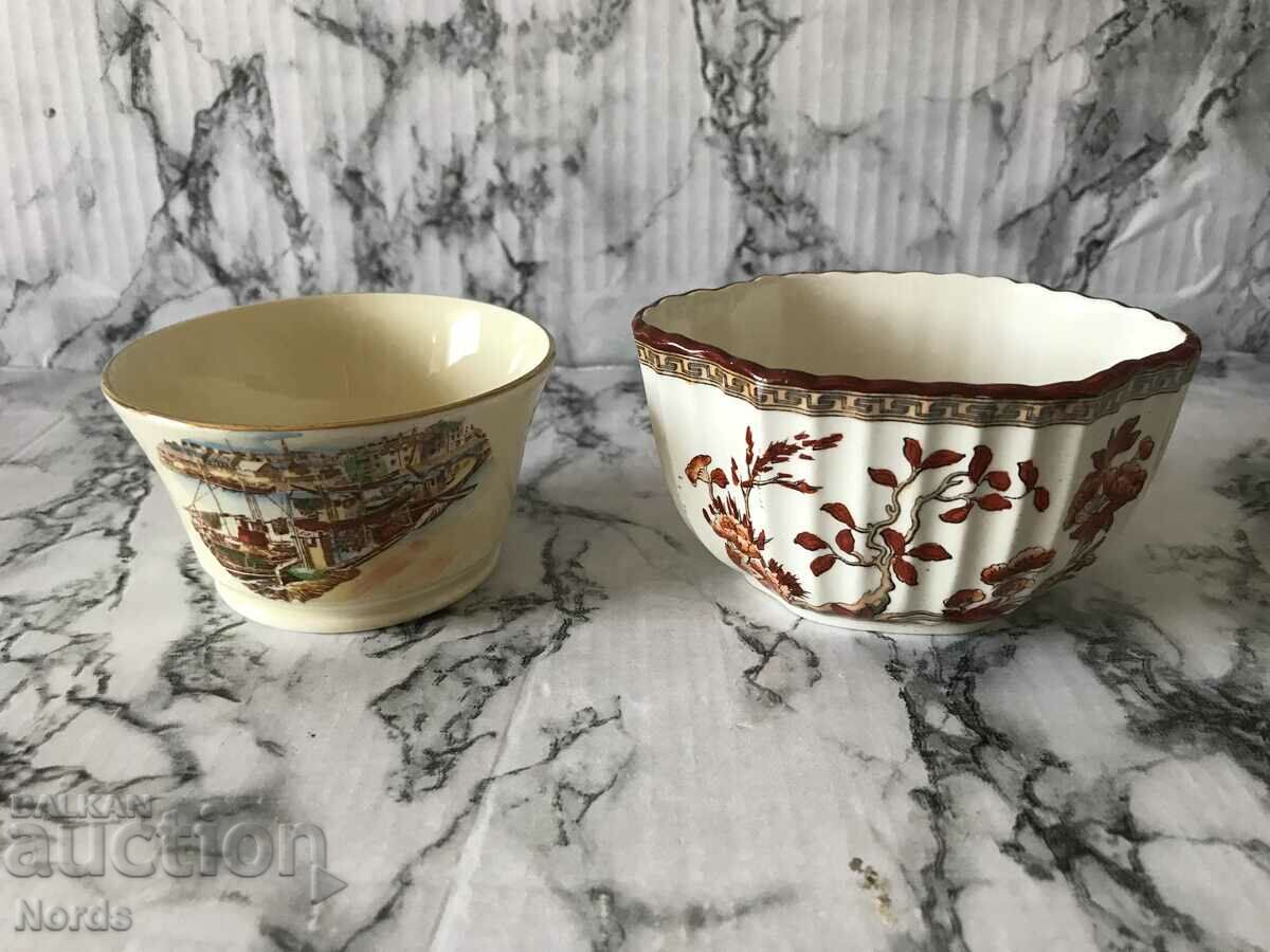 Two beautiful porcelain bowls with markings