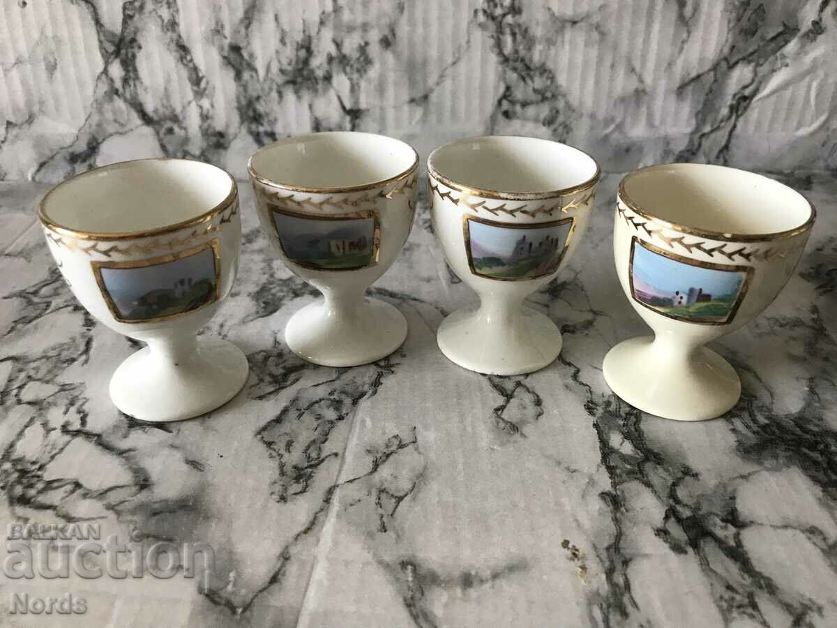 Porcelain cocktail glasses