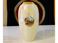 Vase Bavarian porcelain 24k Gold.