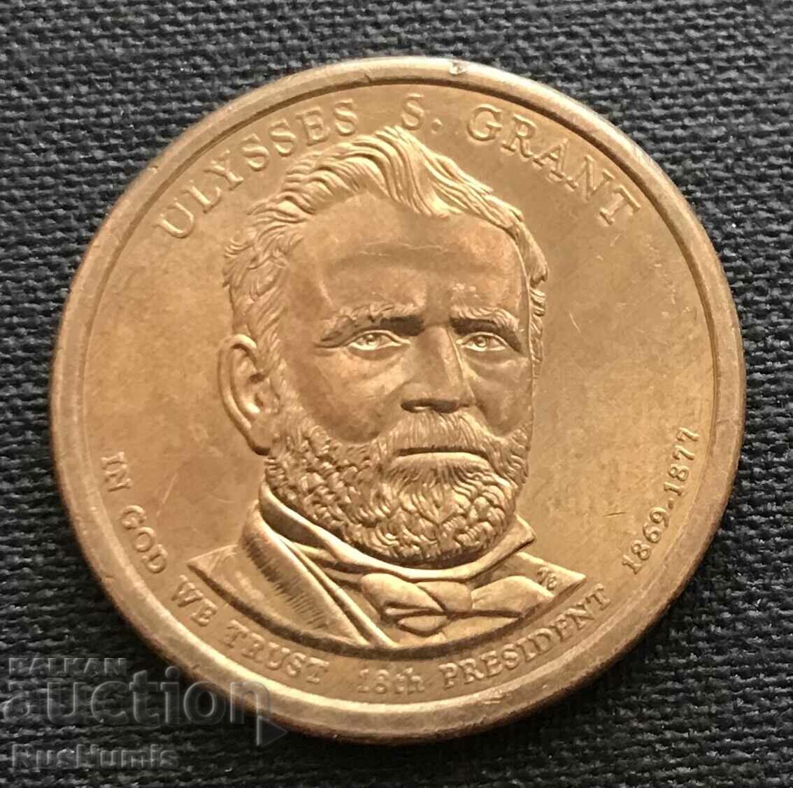 USA. $1 2011(D). Ulysses S. Grant.