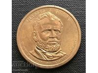 USA. $1 2011(D). Ulysses S. Grant.