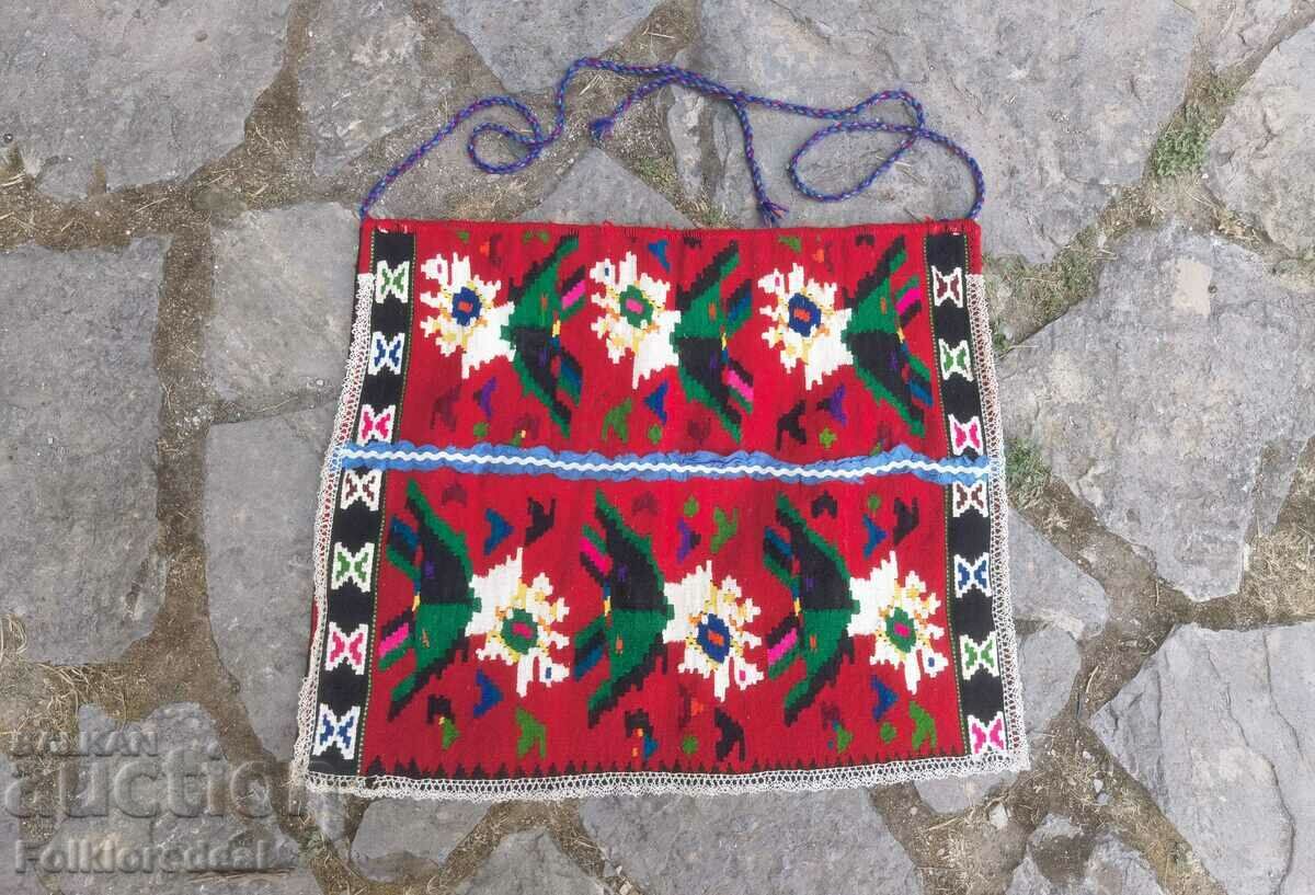 Rare atypical apron from women's costume Skopska Blatija