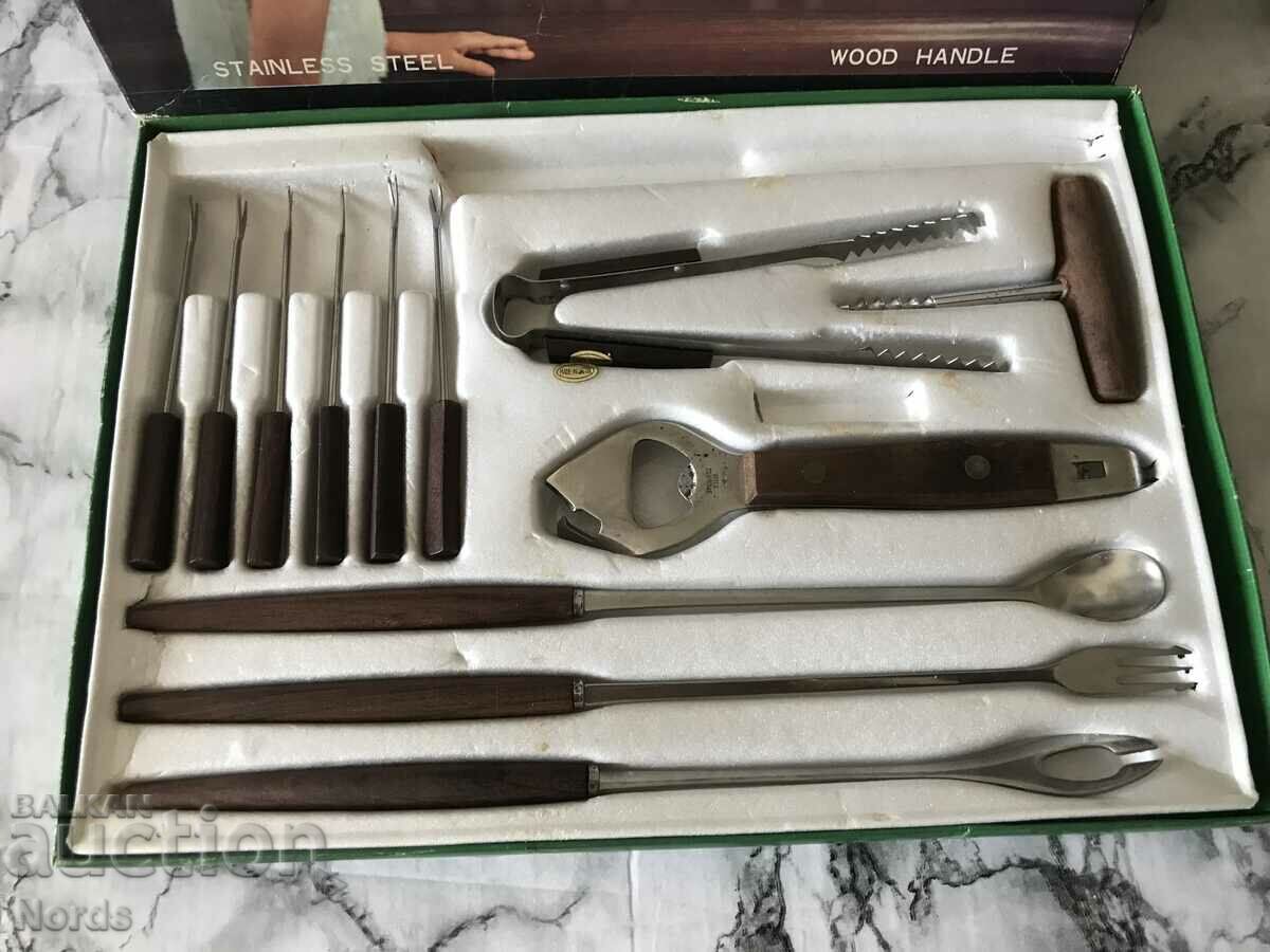 Japanese cutlery set in a box