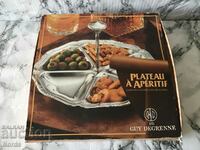 Farfurie metalica pentru aperitiv Franta