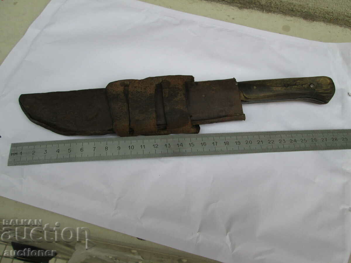 OLD SHEPHERD HAND FORGED KNIFE WITH KANYA - AUTHENTIC with price 120.00 BGN | € 61.36 OLD SHEPHERD HAND FORGED KNIFE WITH KANYA - AUTHENTIC with price 120.00 BGN | € 61.36